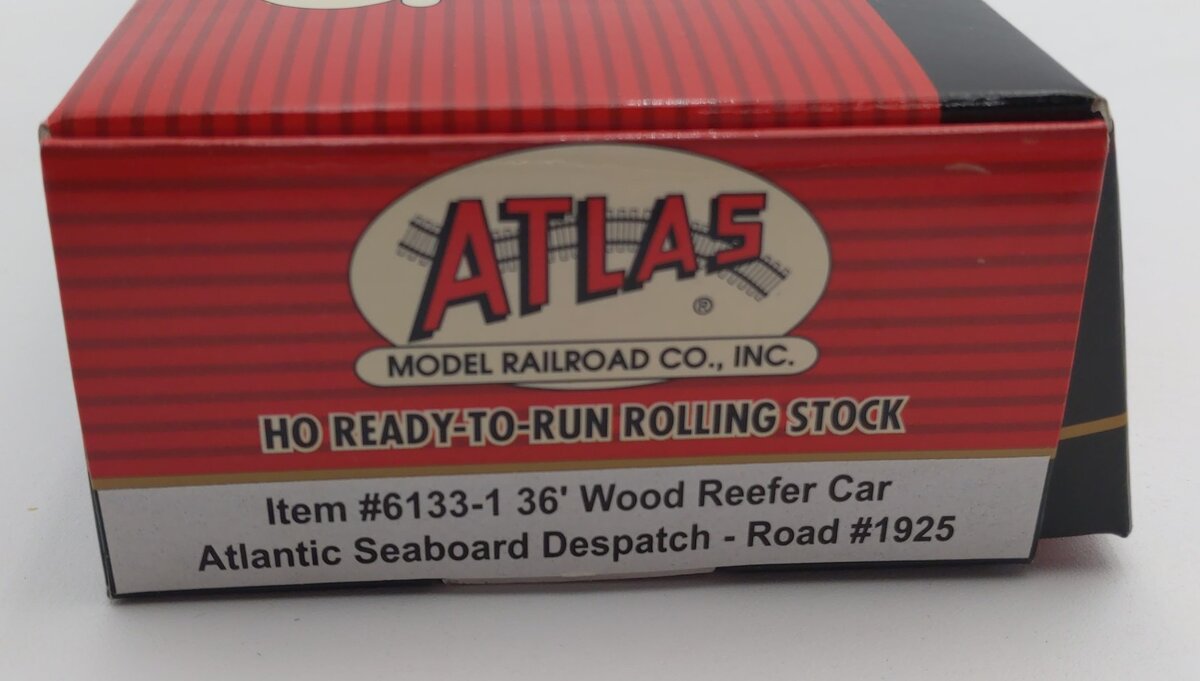 Atlas 6133-1 HO ASD 36' Wood Reefer #1925 NIB