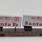 Athearn 1405 HO Scale Santa Fe 50 Ft Flat Car Kit With 2 Vans