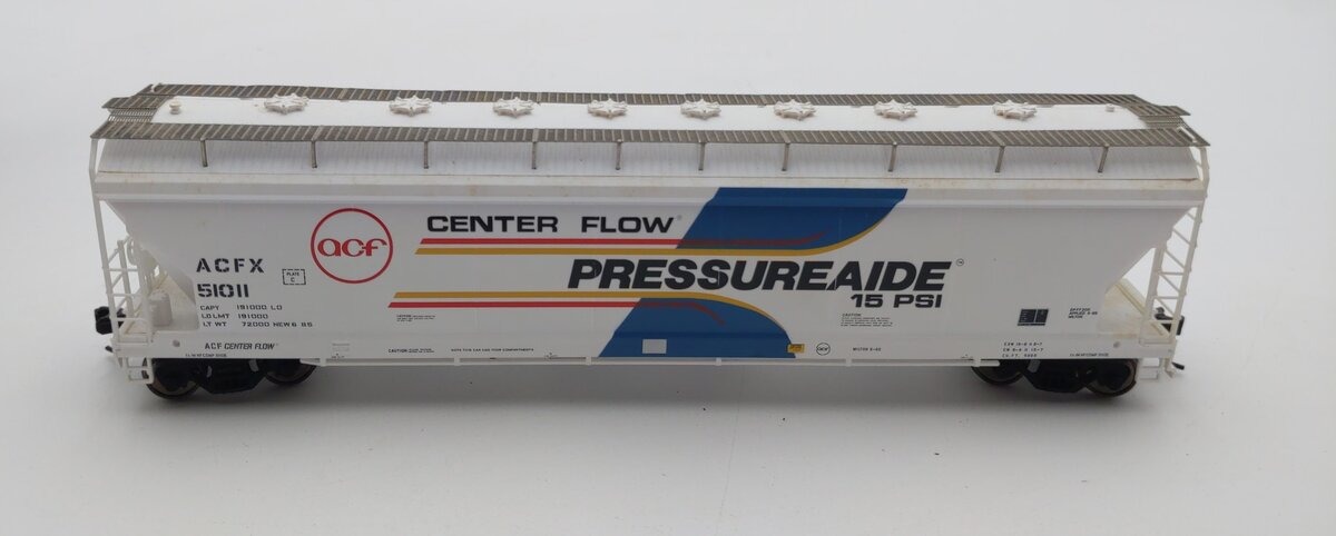 Atlas 1501-1 HO Scale ACF Demonstrator PressureAide Centerflow Hopper #51011 EX/Box