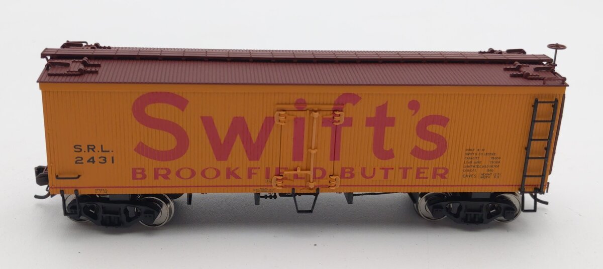 Atlas 6127-2 HO ScaleSwift's 36' Wood Reefer Car Road #2431
