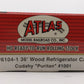 Atlas 6104-1 HO Cudahy Puritan 36' Wood Refrigerator Car #1001 LN/Box