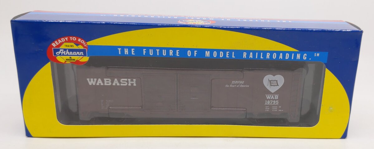 Athearn 92422 HO Wabash 50' Double Door Boxcar #18795