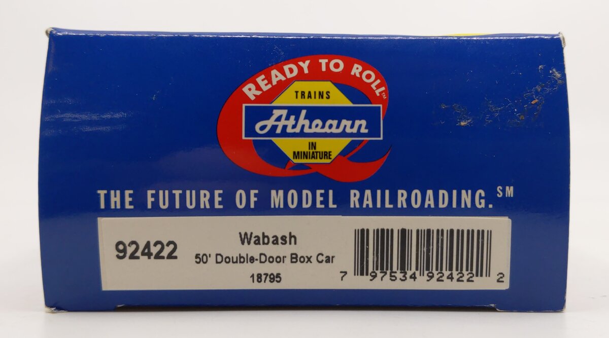 Athearn 92422 HO Wabash 50' Double Door Boxcar #18795