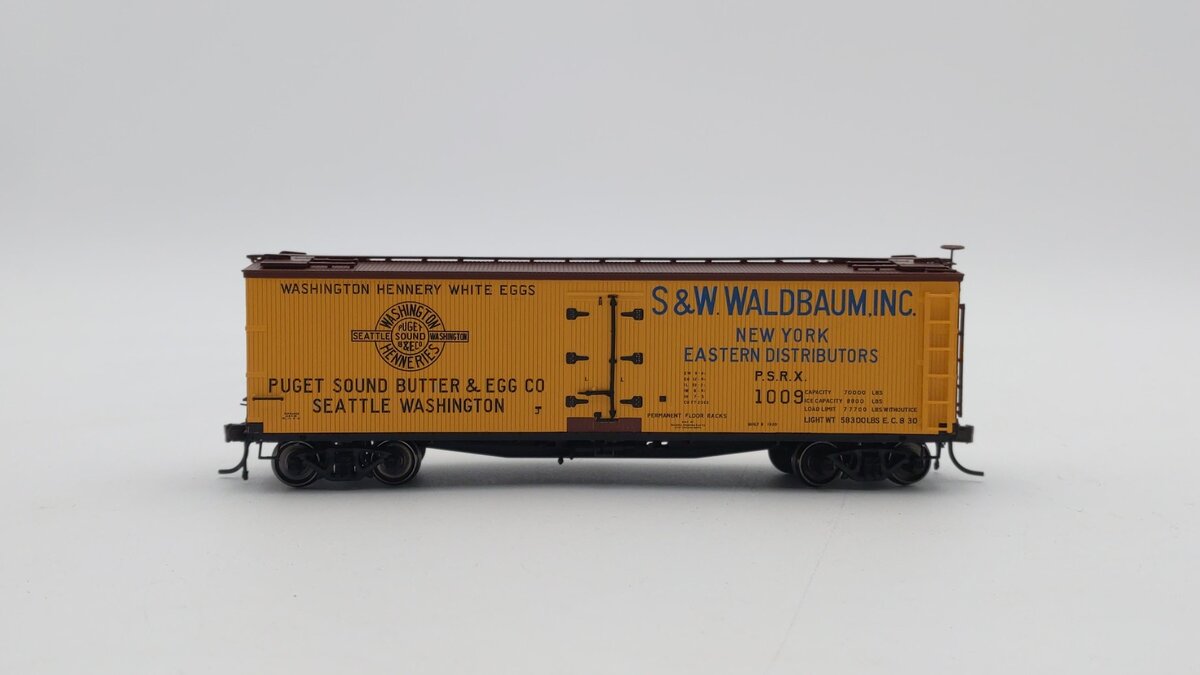 Atlas 20003304 HO Puget Sound Butter & Egg Co. 40' Wood Reefer #1009