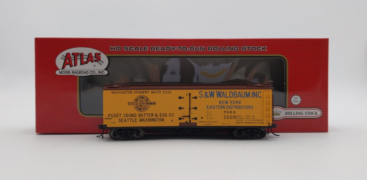 Atlas 20003304 HO Puget Sound Butter & Egg Co. 40' Wood Reefer #1009
