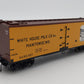 Atlas 20003309 HO Scale 40' Wood Reefer, White House Milk #1107