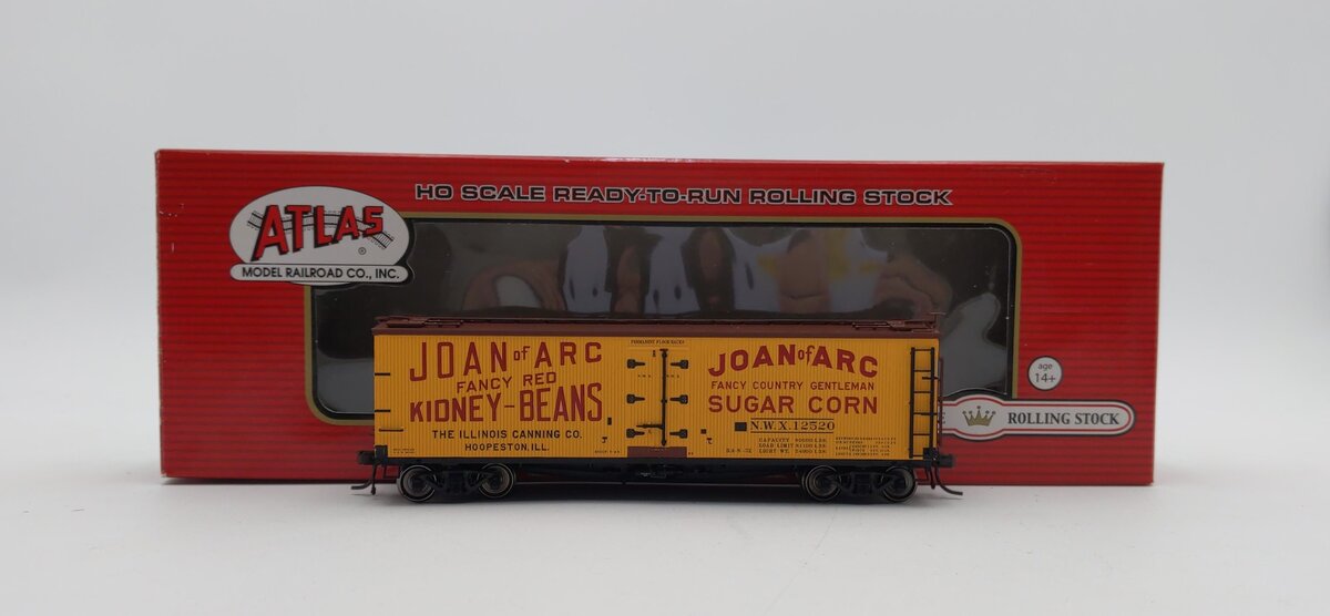 Atlas 20003297 HO Scale Joan of Arc 40' Wood Reefer Car #12520
