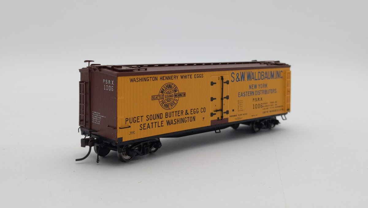 Atlas 20003303 HO Scale Puget Sound Butter & Egg Co. 40' Wood Reefer #1006