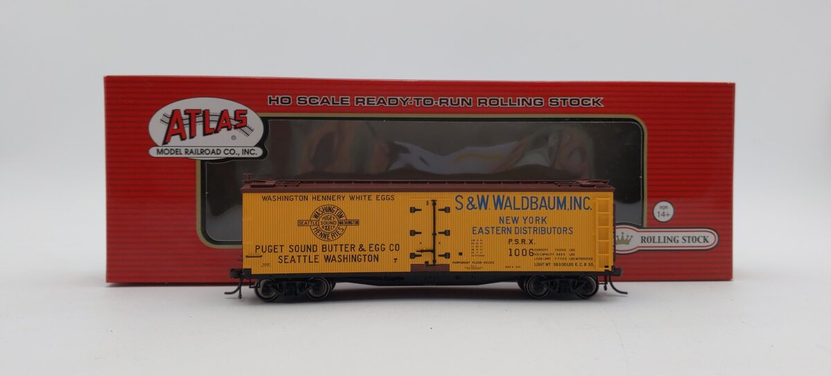 Atlas 20003303 HO Scale Puget Sound Butter & Egg Co. 40' Wood Reefer #1006