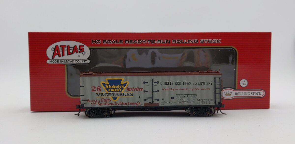 Atlas 20003307 HO Stokely's Vegetables 40' Wood Reefer Car #12932