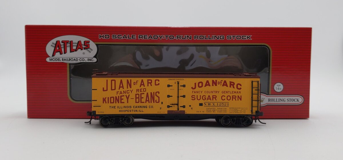 Atlas 20003298 HO Scale Joan of Arc 40' Wood Reefer #12521