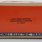 Lionel 6-17600 O Gauge New York Central Woodside Illuminated Caboose #17600 LN/Box