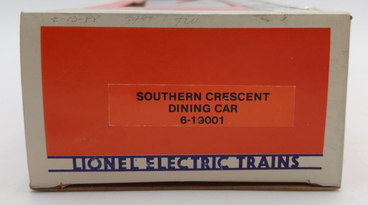 Lionel 6-19001 O Gauge Southern Crescent Limited Dining Car #19001 LN/Box