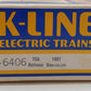 K-Line K-6406 O Gauge TCA 1987 National Convention Boxcar