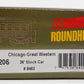 Roundhouse 84206 HO Chicago Great Western 36' Old Time Wood Stock Car #8463