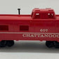 Tyco 327-15 HO Scale 40' Chattanooga Caboose #607