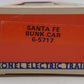 Lionel 6-5717 O Gauge Santa Fe Illuminated Bunk Car LN/Box