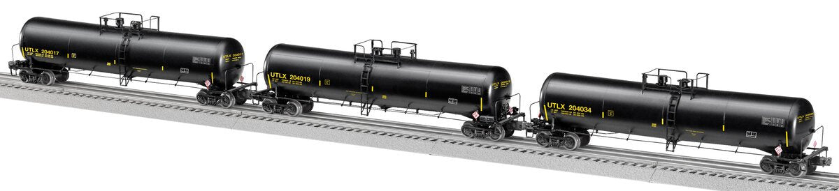 Lionel 6-27988 O UTLX Tank Cars 3-Car Set