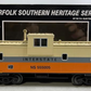 MTH 20-91413 O Gauge NS Heritage Interstate Extended Vision Caboose #555005