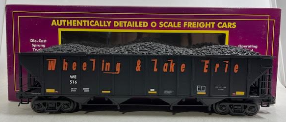 MTH 20-97805 O Gauge Wheeling & Lake Erie 4-Bay Hopper Car #516
