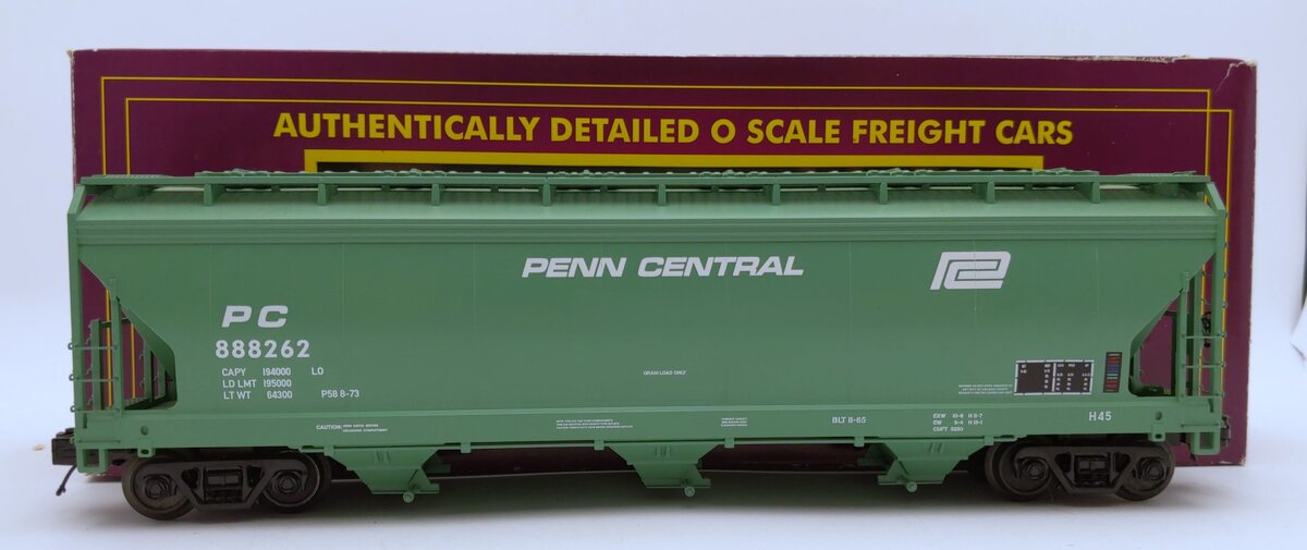 MTH 20-97751 O Penn Central 3-Bay Centerflow Hopper #888262