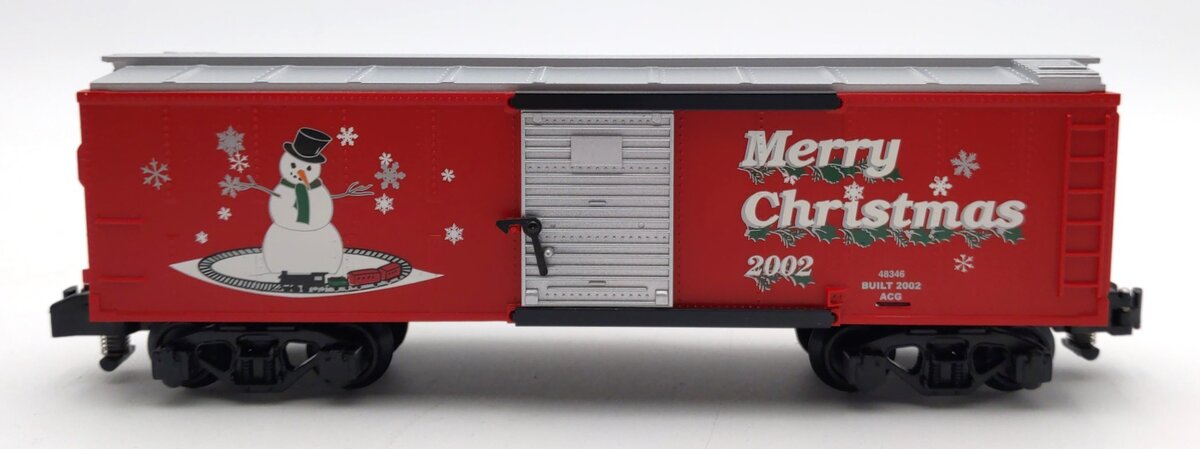 American Flyer 6-48346 S Gauge 2002 Christmas Boxcar LN/Box