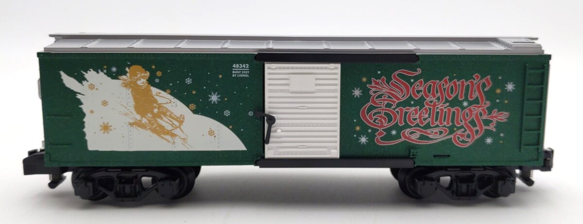 American Flyer 6-48342 S Gauge 2001 Christmas Boxcar LN/Box