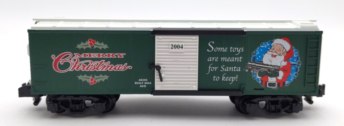 American Flyer 6-48355 S Gauge 2004 Christmas Box Car NIB