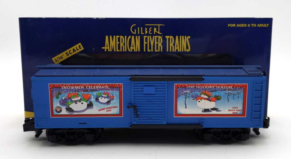 American Flyer 6-48353 S Gauge 2003 Christmas Boxcar