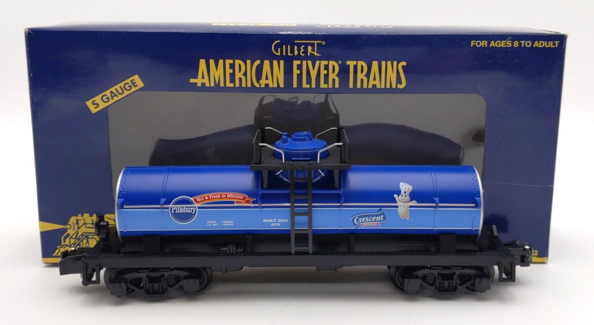American Flyer 6-48417 S Scale Pillsbury Single Dome Tank Car