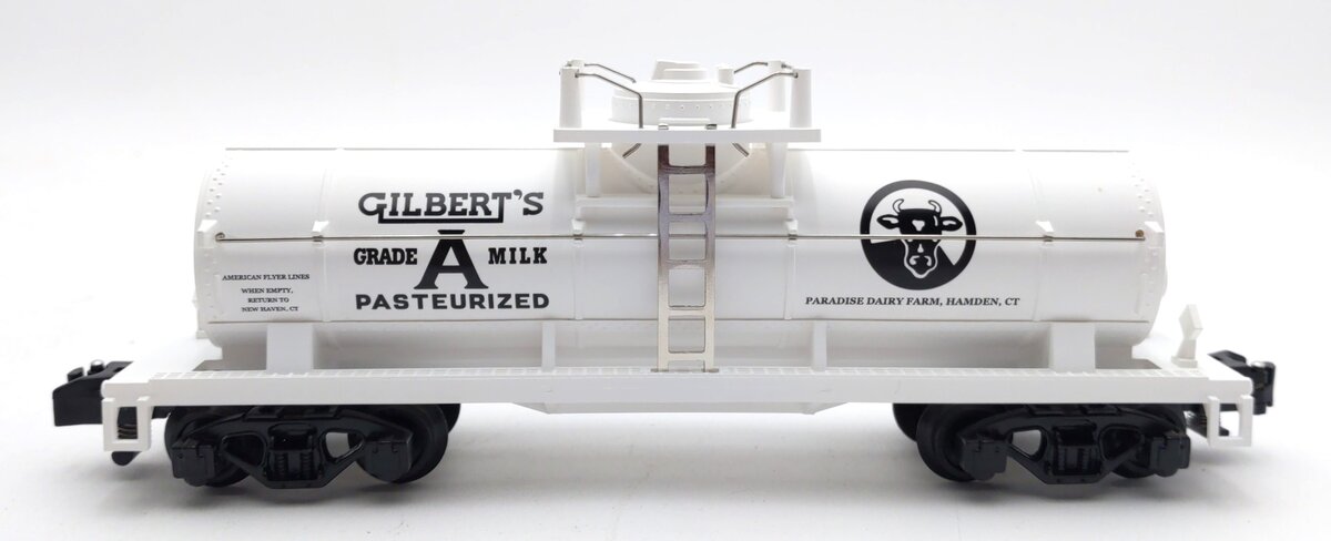 American Flyer 6-48239 S Scale Gilbert's Milk TTOS 2005 Tank Car NIB