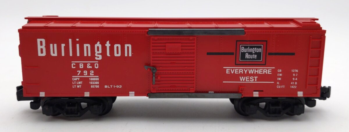 American Flyer 6-48478 S Scale Burlington NASG Boxcar #792 LN/Box