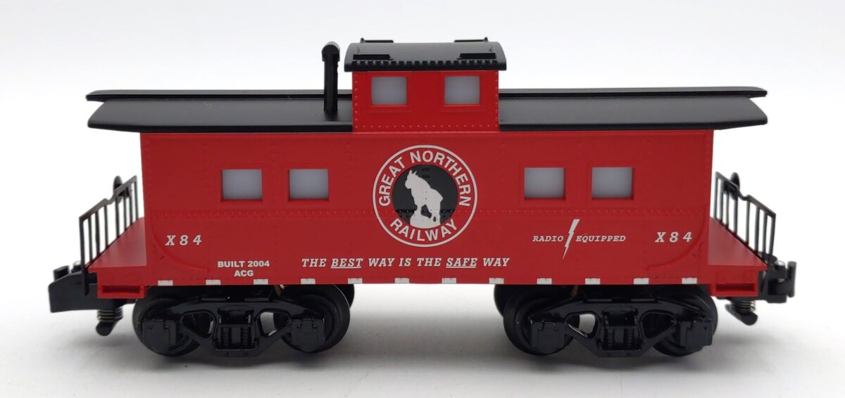 American Flyer 6-49017 S Gauge Great Northern Animated Caboose LN/Box