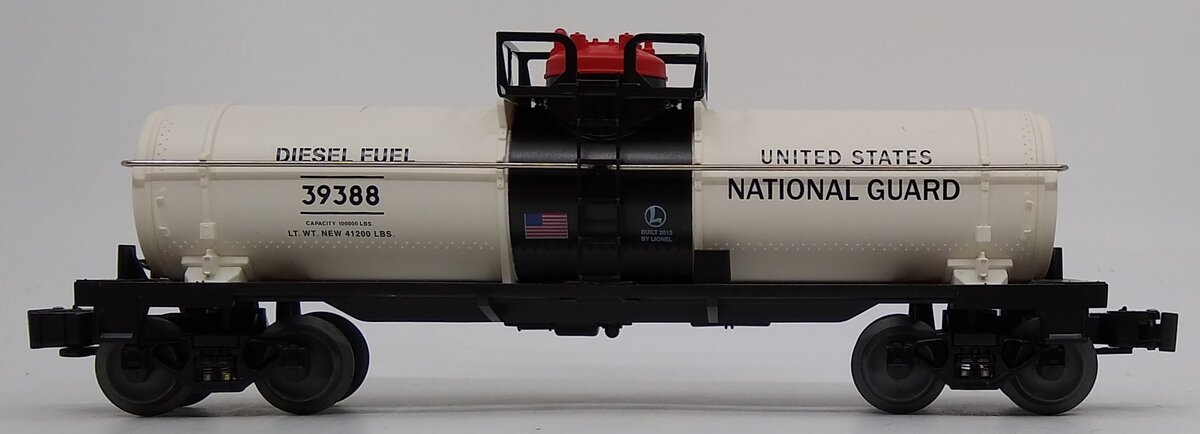Lionel 6-39388 O USA/National Guard Tank Car