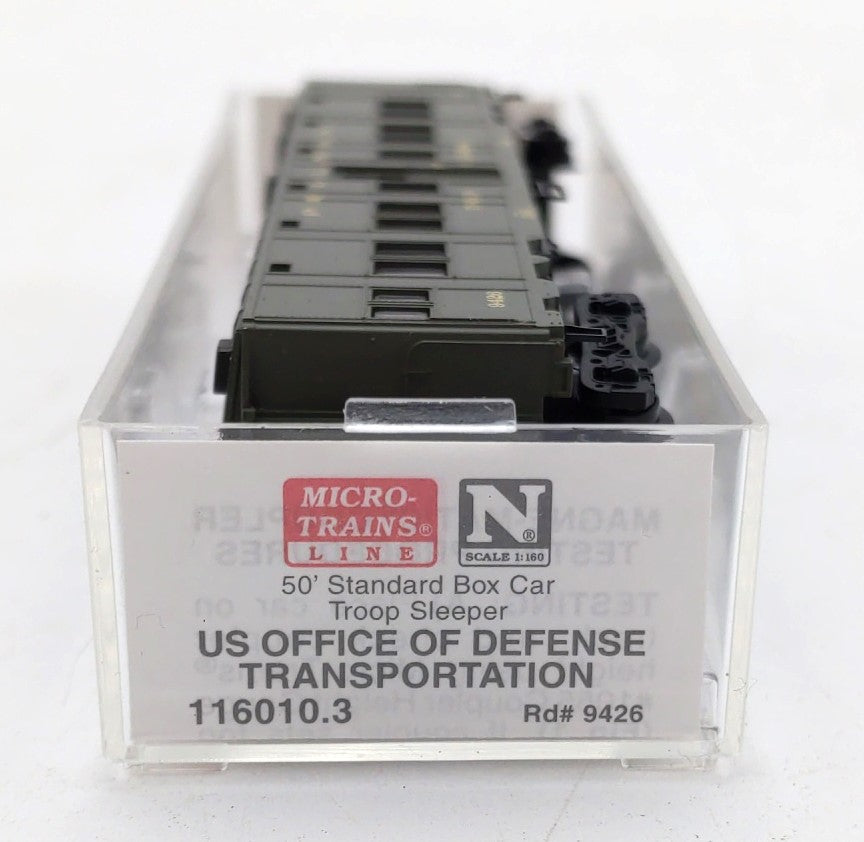 Micro-Trains 11600013 N US Office Of Defense Transportation Troop Sleeper #9426 NIB