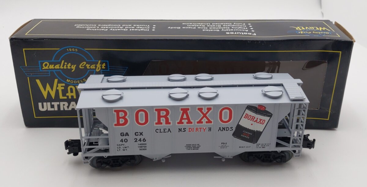 Weaver 40246 O Boraxo PS-2 Covered Hopper LN/Box