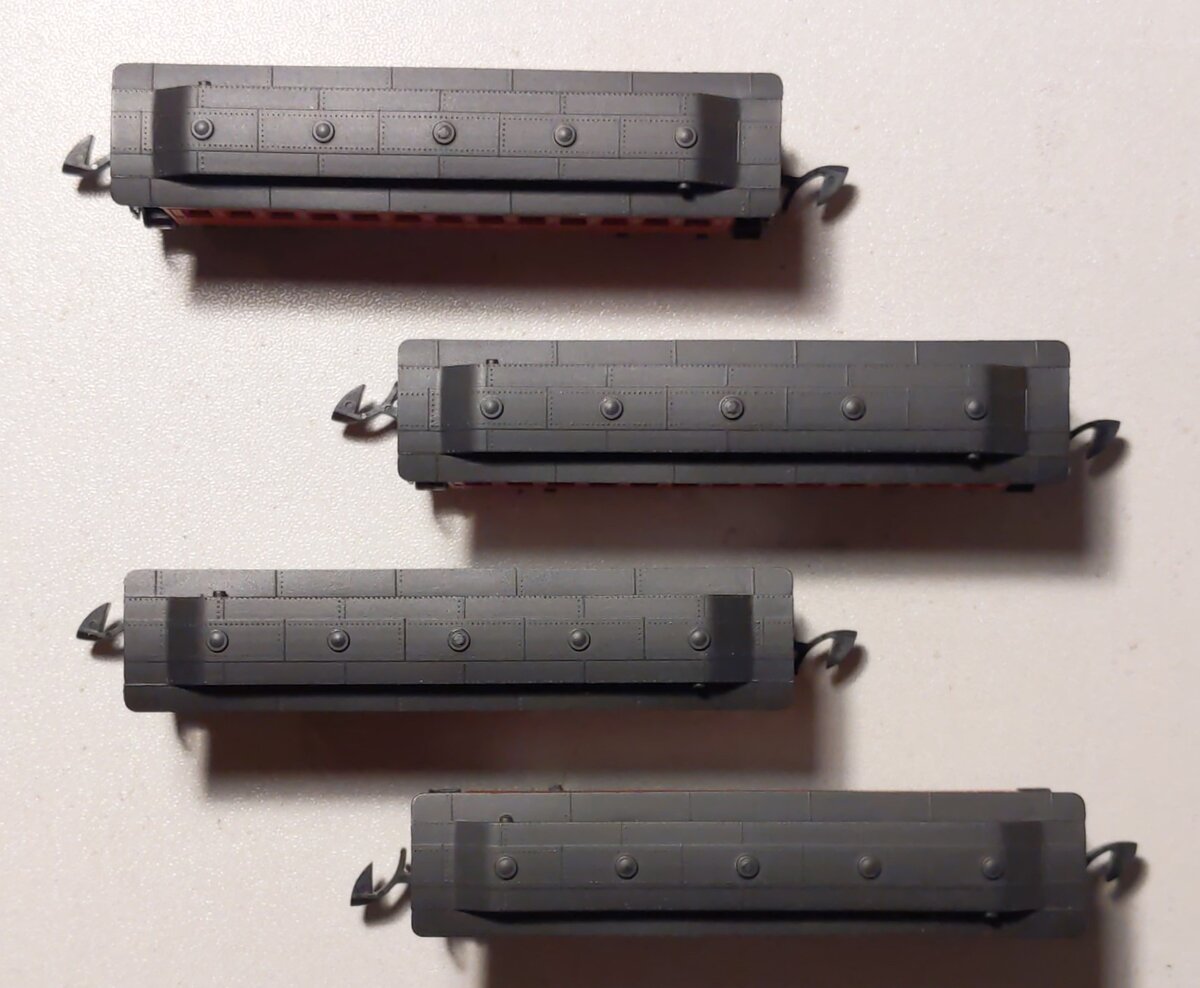 Marklin 87910 Z Scale D&RGW American Old-Timers Passenger Car Set LN/Box