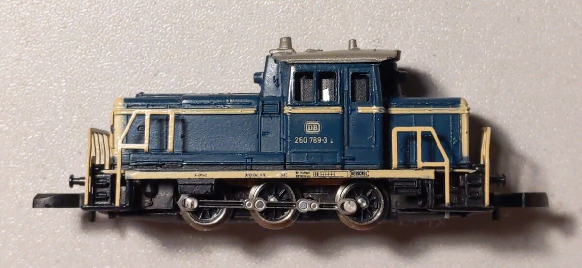 Marklin 8804 Z Scale DB 260 Diesel Switcher Engine #789-3