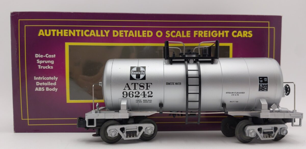 MTH 20-96022 O Gauge Santa Fe 8000 Gallon Tank Car #96242