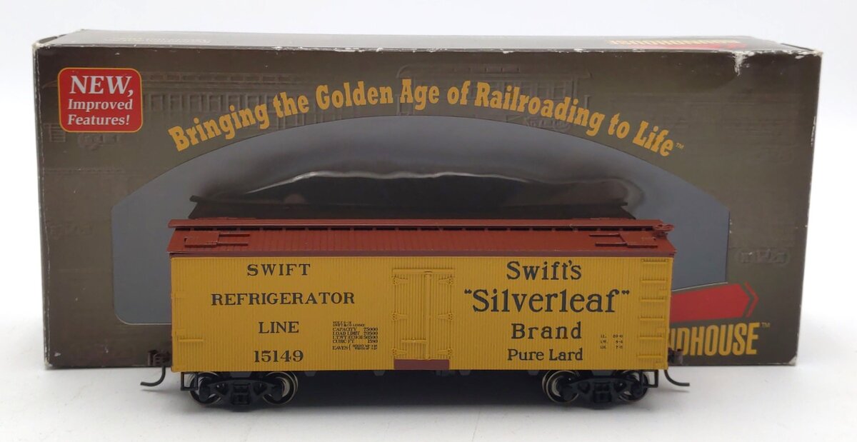 Roundhouse 85519 HO Swift/Silverleaf 36' Meat Reefer #15149