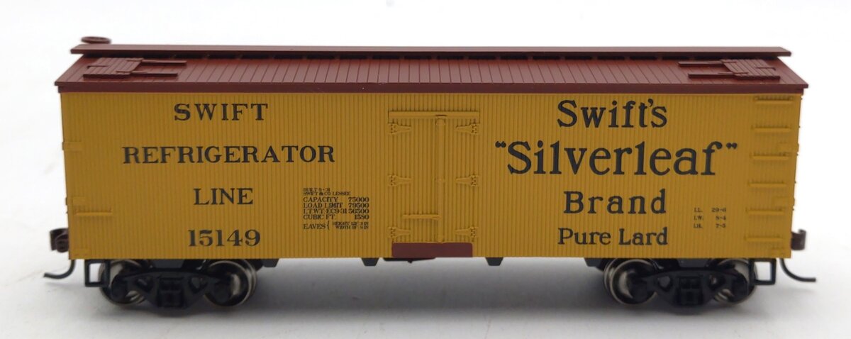 Roundhouse 85519 HO Swift/Silverleaf 36' Meat Reefer #15149