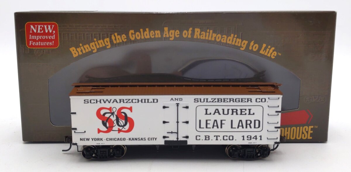 Roundhouse 85465 HO S&S Co 36' Wood Reefer #1941