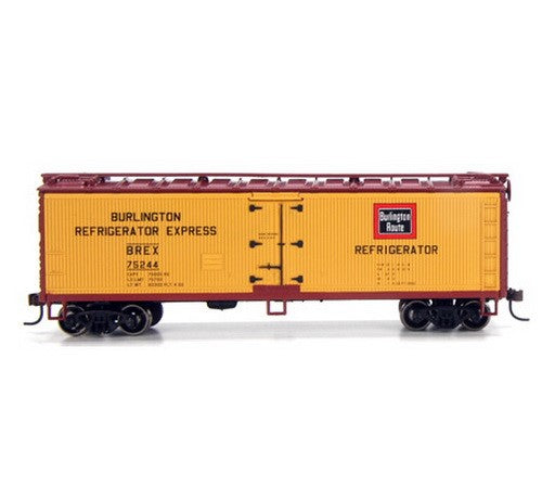 Roundhouse 85427 HO CB&Q/BREX 40' Wood Reefer #75244