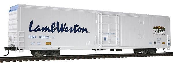 Walthers 910-3703 HO LWV/IV FURX 70' Cryogenic Reefer #690022
