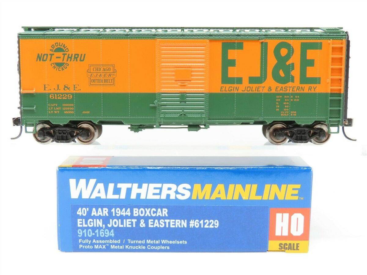 Walthers 910-1694 HO Elgin, Joliet & Eastern 40' AAR 1944 Boxcar #61229