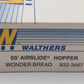 Walthers 932-3667 HO Scale Wonder Bread 50' Airslide Hopper Model Kit