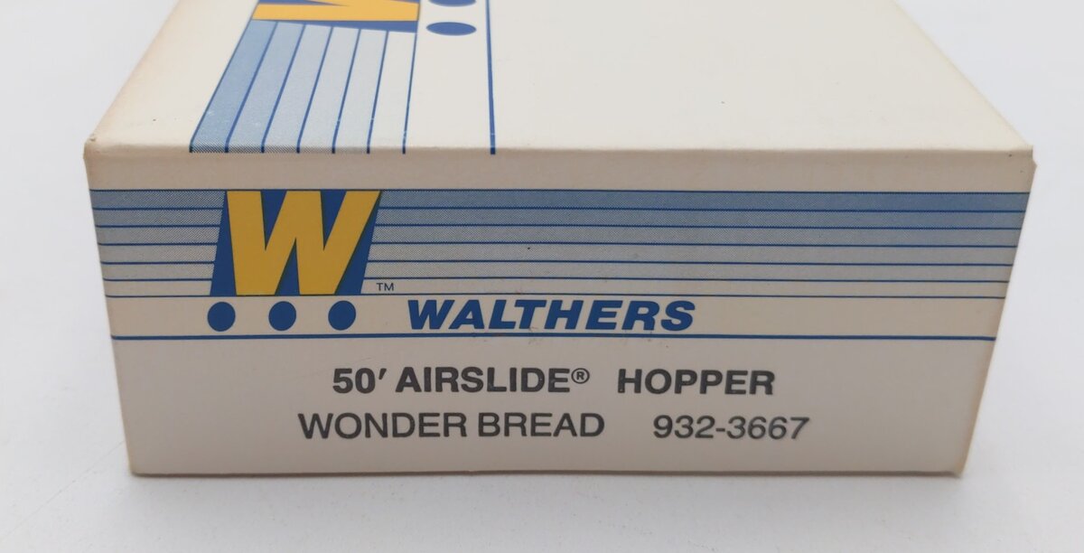 Walthers 932-3667 HO Scale Wonder Bread 50' Airslide Hopper Model Kit