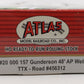 Atlas 20000157 HO TTX Gunderson 48' AP Well Car #456312