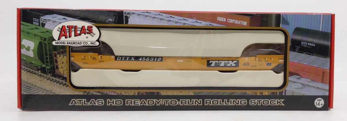 Atlas 20000157 HO TTX Gunderson 48' AP Well Car #456312