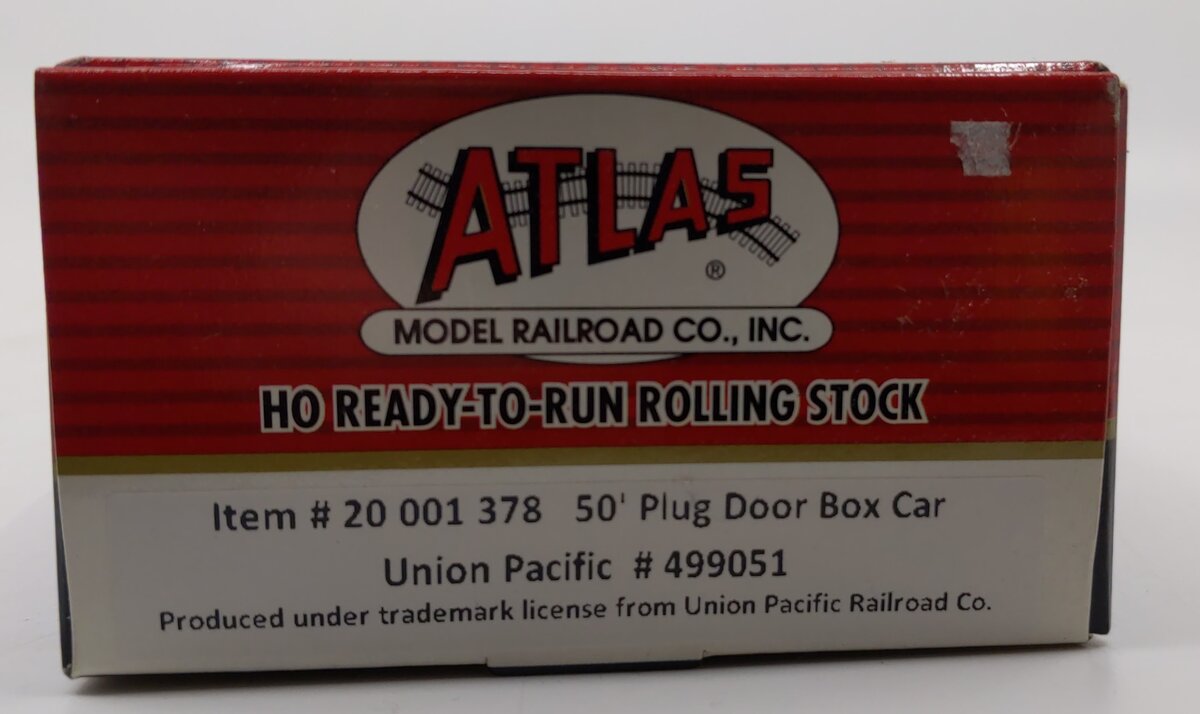 Atlas 20001378 HO Union Pacific 50' AAR Plug Door Boxcar #49905